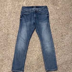 Express Men's Slim Blue Jeans. Size 28x30